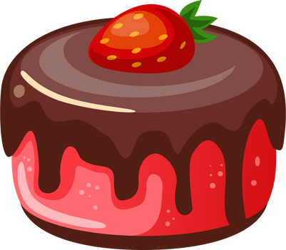 Strawberry and Chocolate Cake 